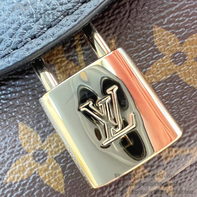 Louis Vuitton Saint Germain BB Handbag with Monogram Canvas and Gold Chain