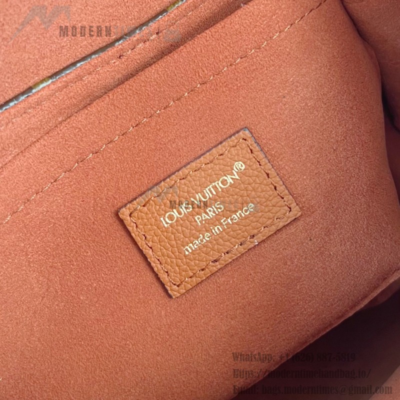 Louis Vuitton Saint Germain BB Handbag with Monogram Canvas and Gold Chain