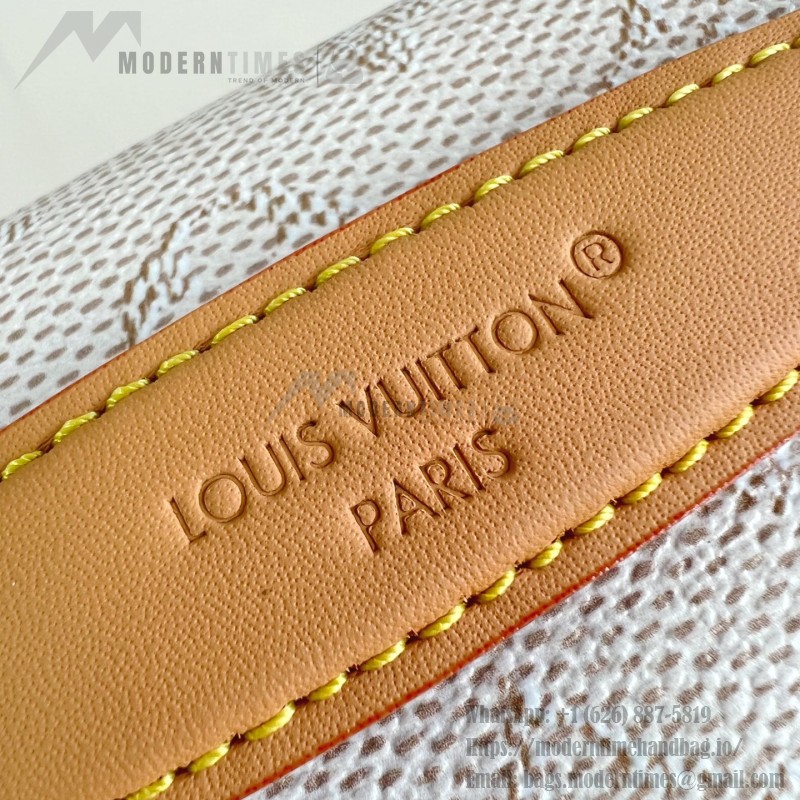 Louis Vuitton Rush Waist Bag M27152 Monogram Heritage White Blue