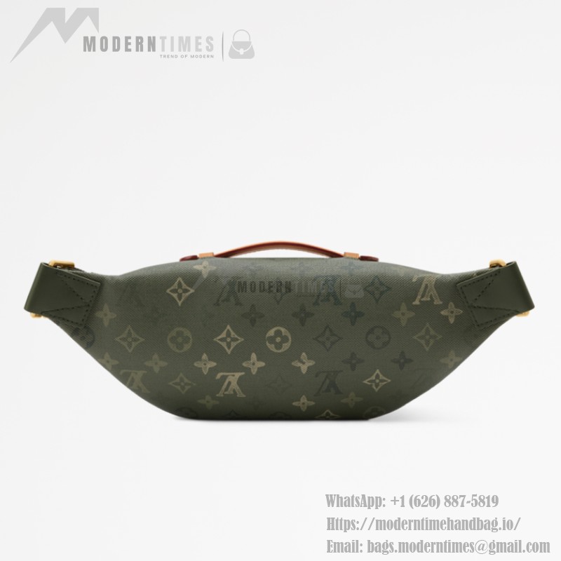 Louis Vuitton Rush Waist Bag M26933 Military Green Front View