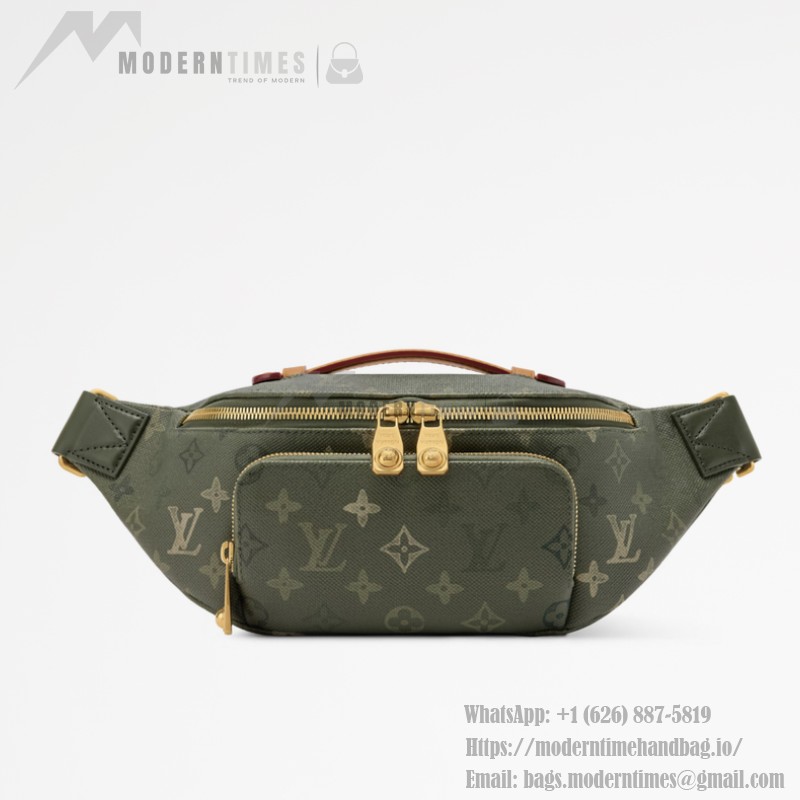 Louis Vuitton Rush Waist Bag M26933 Military Green Front View