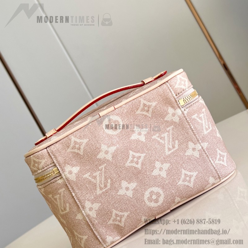 Louis Vuitton Nice Mini Cosmetic Pouch in Meowgram Canvas with Cat-shaped Zipper Pull