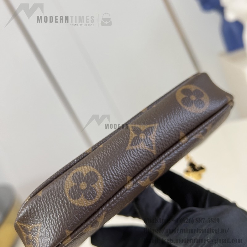 Louis Vuitton Mini Pochette Accessories Vivienne Winter Holiday Collection Handbag