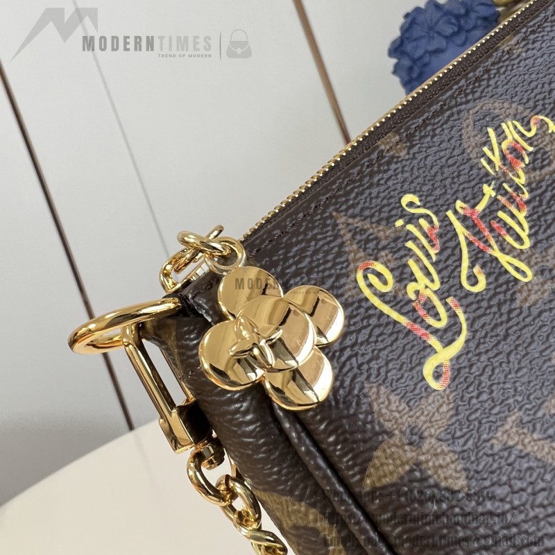 Louis Vuitton Mini Pochette Accessories Vivienne Winter Holiday Collection Handbag