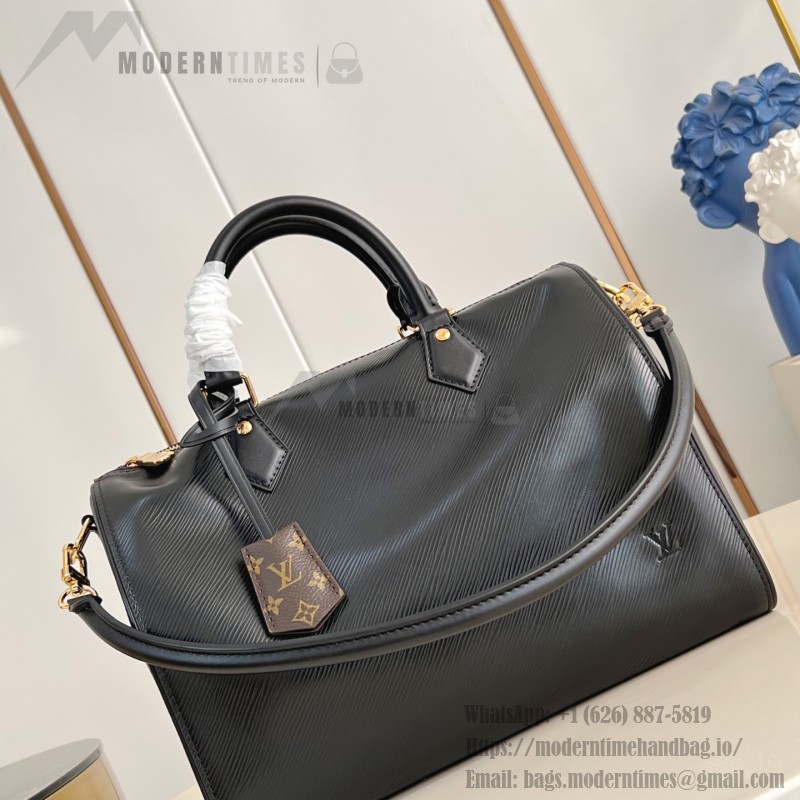 Louis Vuitton Speedy Soft 30 Epi Leather with Monogram Canvas Lining