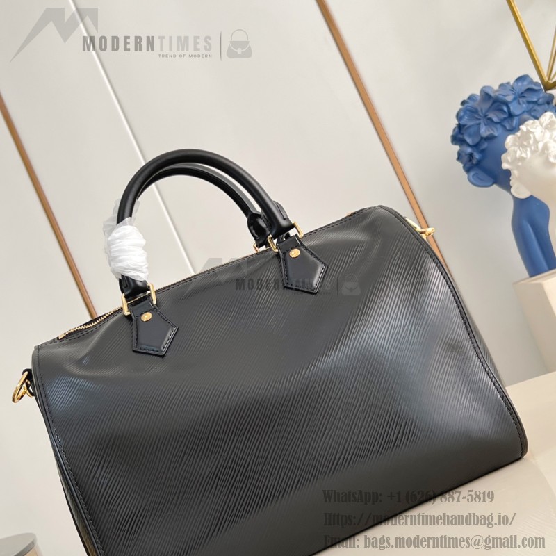 Louis Vuitton Speedy Soft 30 Epi Leather with Monogram Canvas Lining
