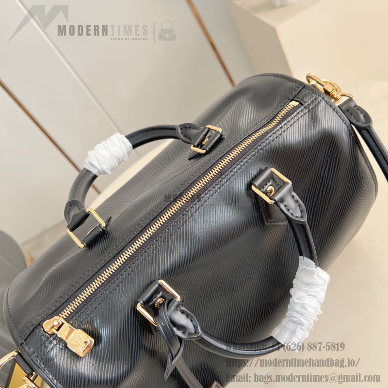 Louis Vuitton Speedy Soft 30 Epi Leather with Monogram Canvas Lining