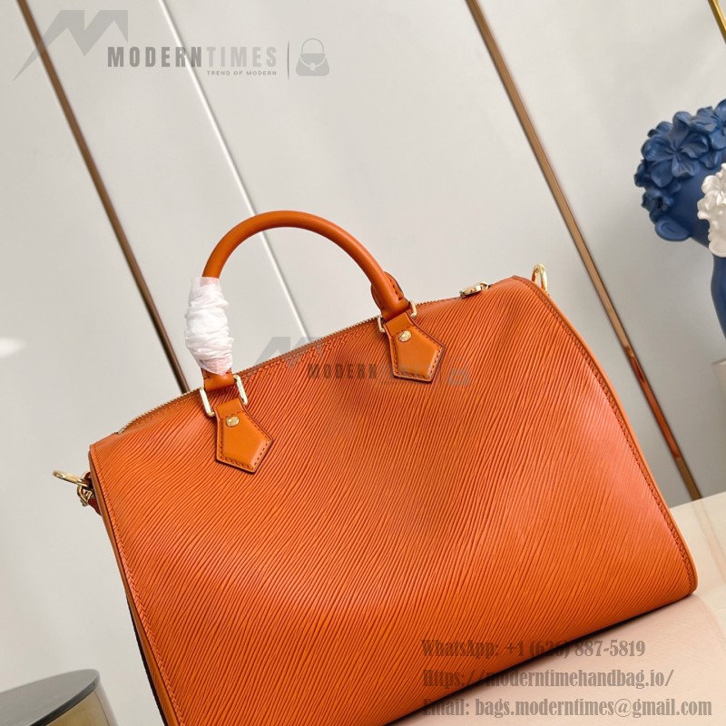 Louis Vuitton Speedy Soft 30 Epi Leather with Monogram Canvas Lining