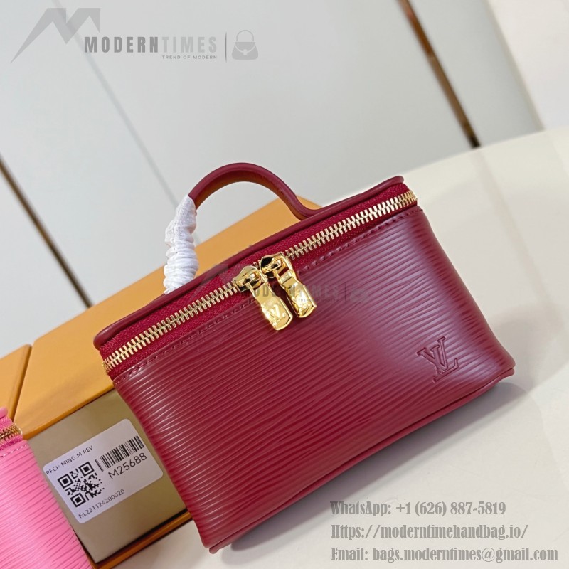 Louis Vuitton Nice Beauty Makeup Bag Monogram Canvas with VVN Handle