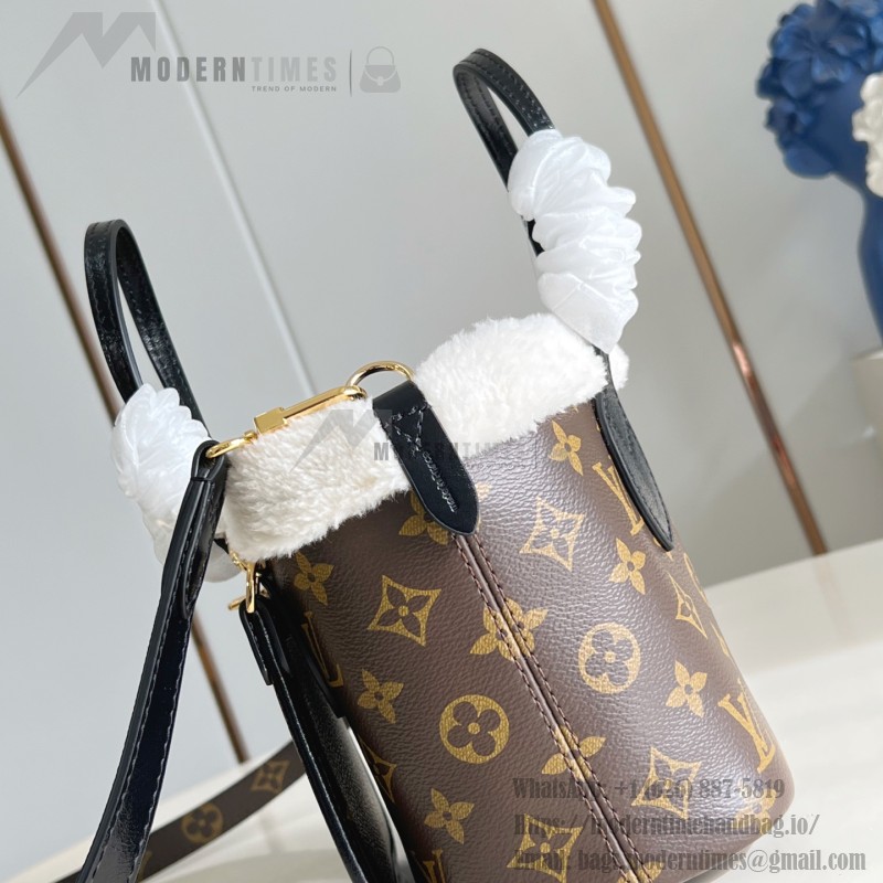 Louis Vuitton Neverfull Bandoulière Inside Out BB Handbag - Monogram Canvas with Wool Leather