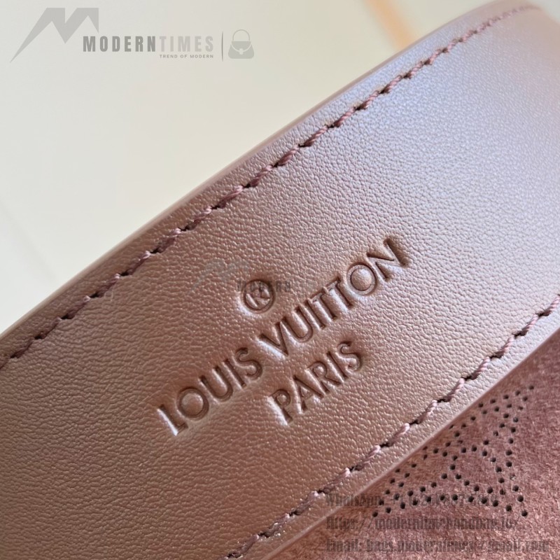Louis Vuitton LV Ski CarryAll Small Handbag - Chocolate Suede Calf Leather