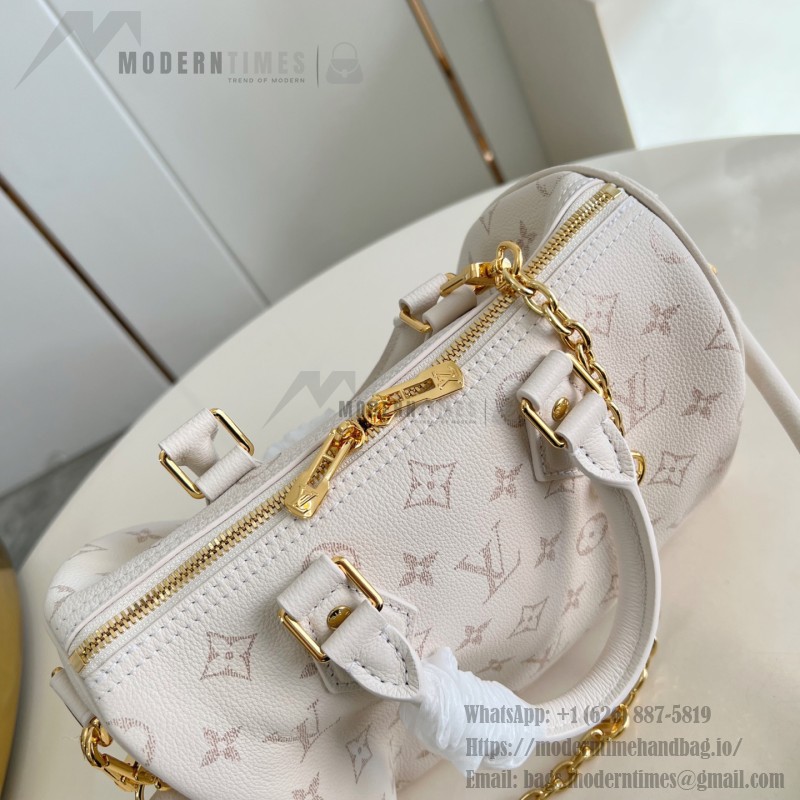 Louis Vuitton Speedy Bandoulière 25 Handbag – Monogram Floral Chain Strap