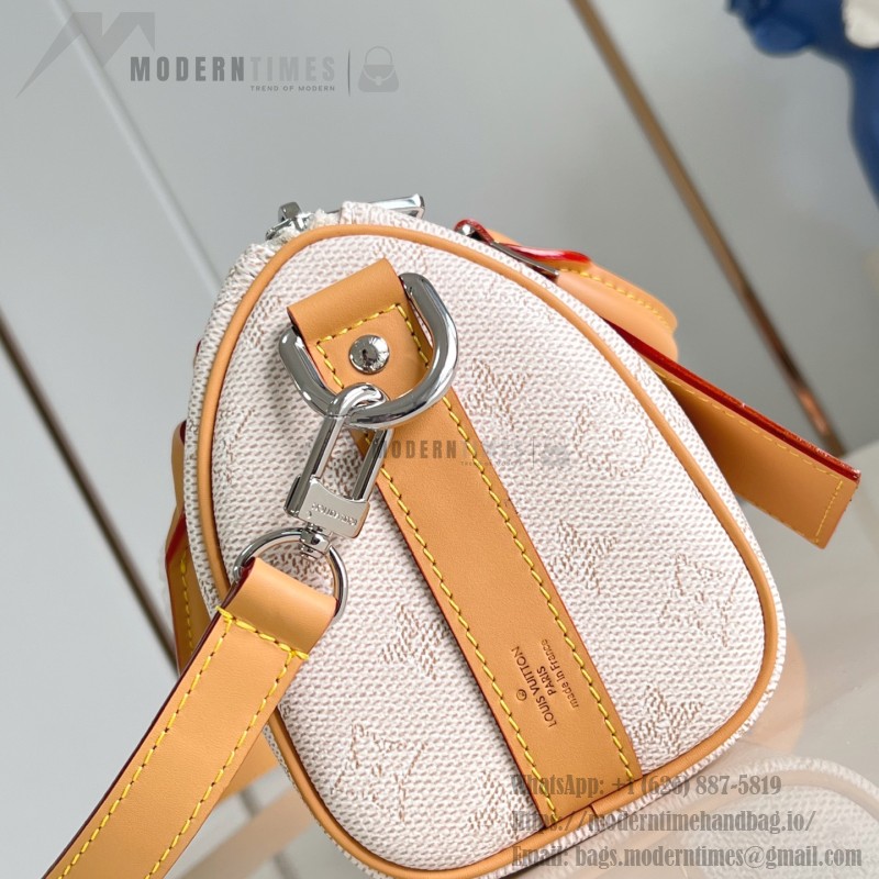 Louis Vuitton Keepall Bandoulière 25 Monogram Heritage Bag with Colorful Lining