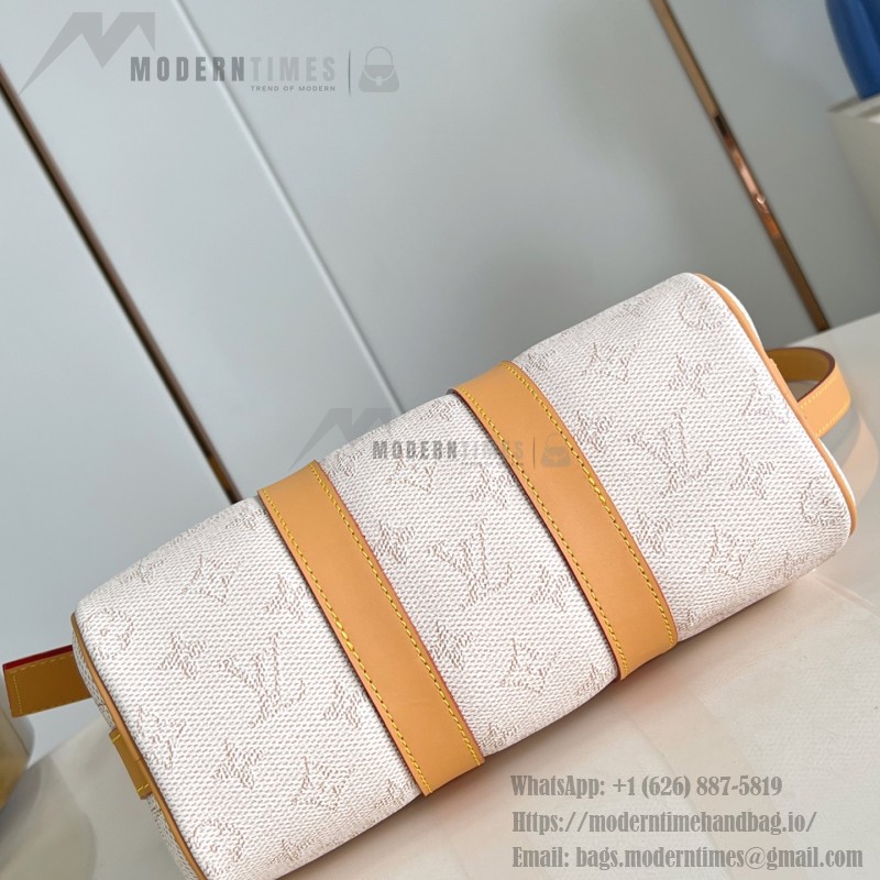Louis Vuitton Keepall Bandoulière 25 Monogram Heritage Bag with Colorful Lining