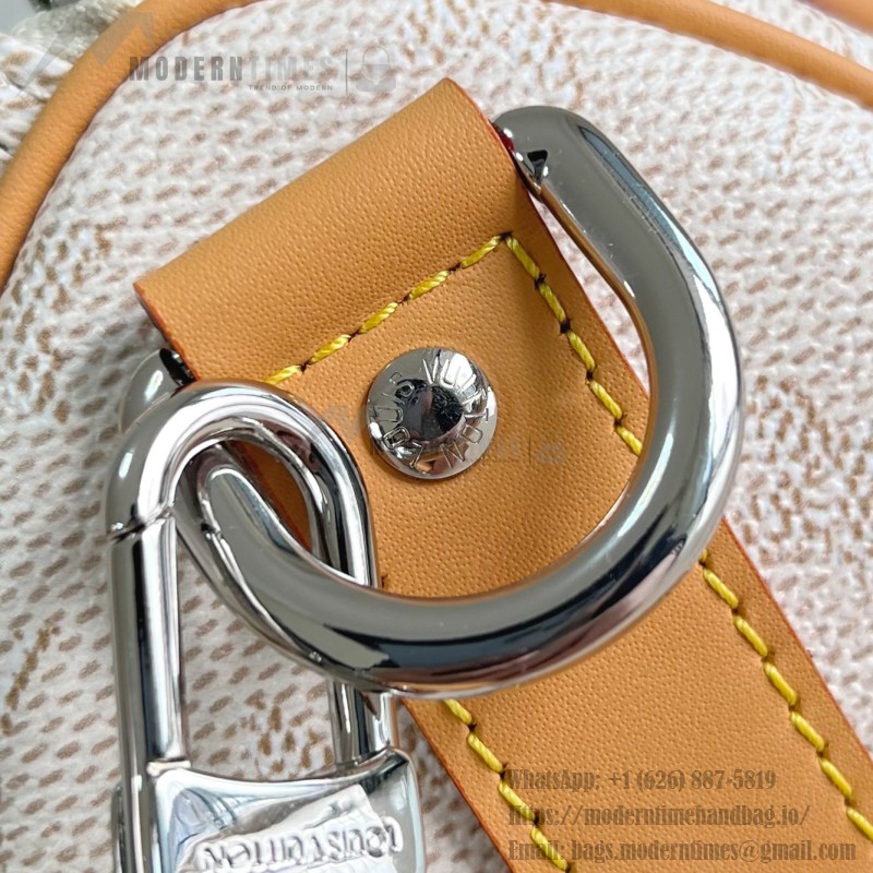 Louis Vuitton Keepall Bandoulière 25 Monogram Heritage Bag with Colorful Lining