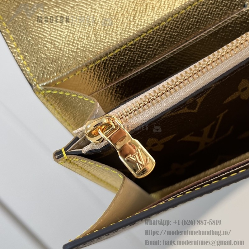 Louis Vuitton Vivienne Winter Holiday Sarah Wallet with Vivienne Button