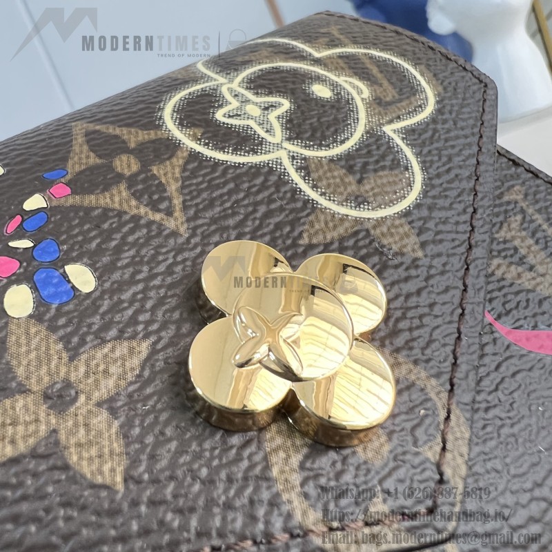 Louis Vuitton Vivienne Winter Holiday Sarah Wallet with Vivienne Button