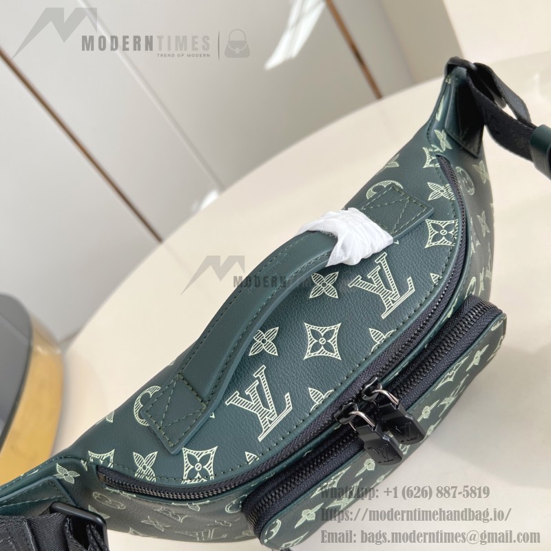Louis Vuitton Rush Monogram Shadow Leather Waist Bag with Adjustable Strap