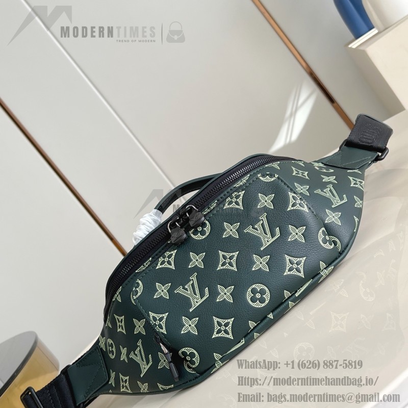 Louis Vuitton Rush Monogram Shadow Leather Waist Bag with Adjustable Strap
