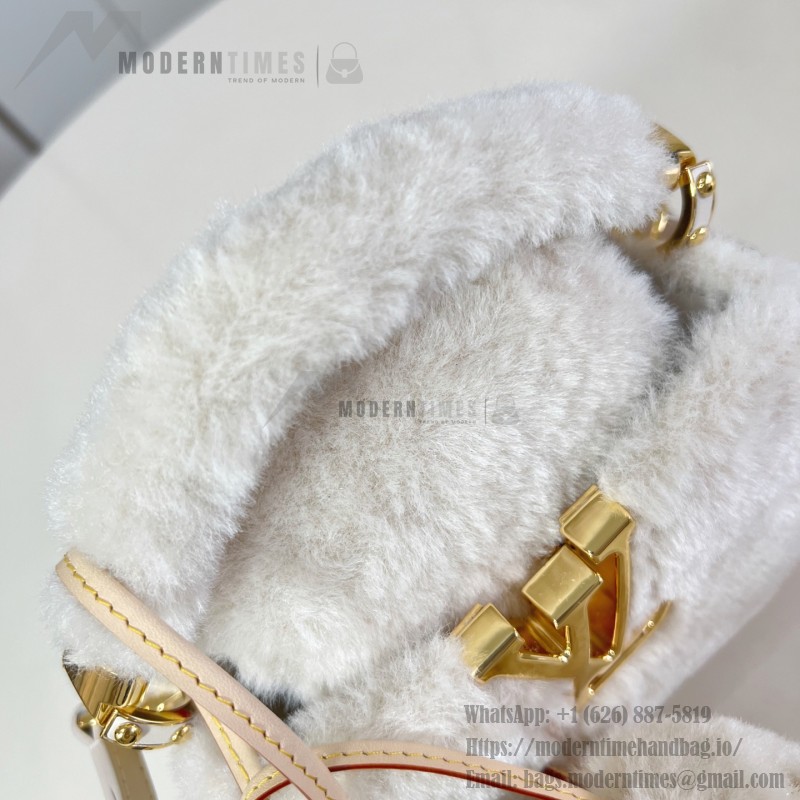 Louis Vuitton Capusnow Bag with Removable Pom-Pom Charms