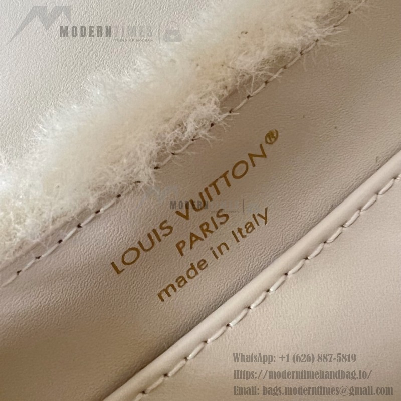 Louis Vuitton Capusnow Bag with Removable Pom-Pom Charms