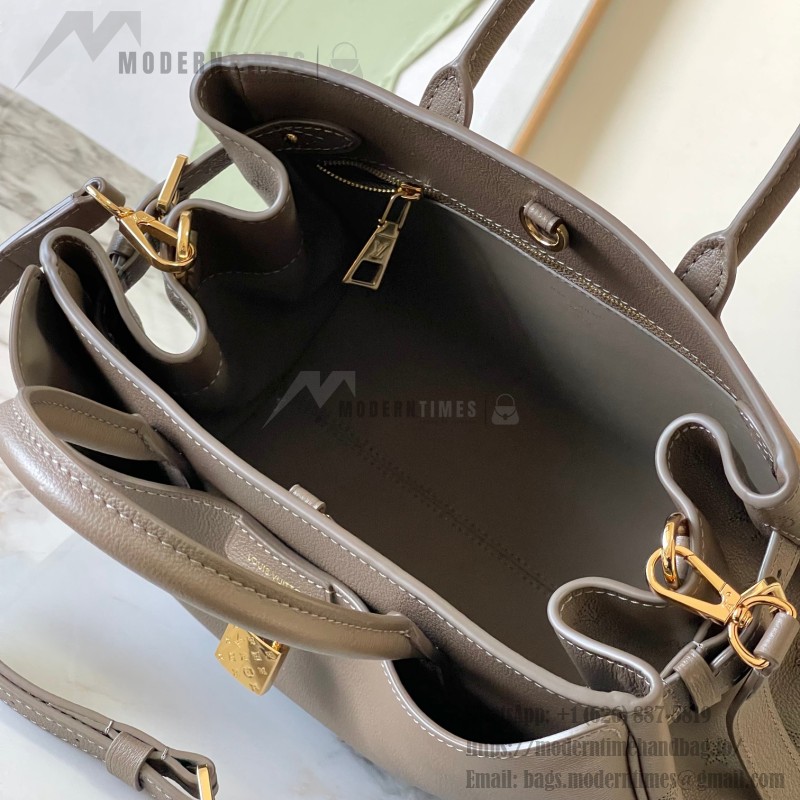 Louis Vuitton Vendôme Bag with Monogram Lock and Satin Finish Calf Leather