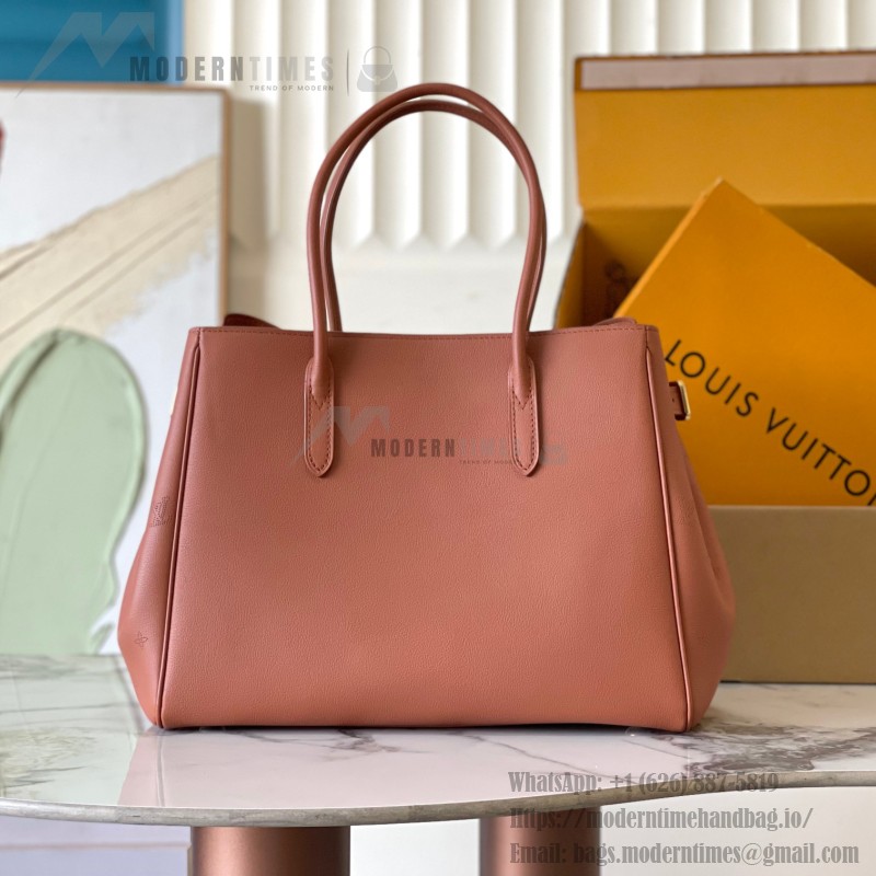 Louis Vuitton Vendôme Bag with Monogram Lock and Satin Finish Calf Leather