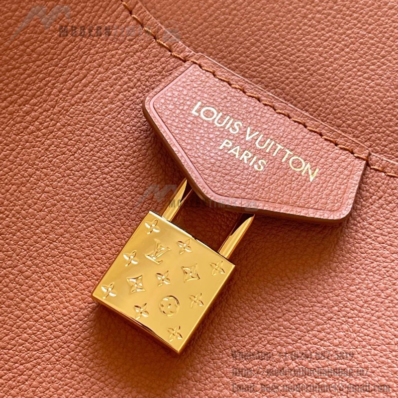 Louis Vuitton Vendôme Bag with Monogram Lock and Satin Finish Calf Leather