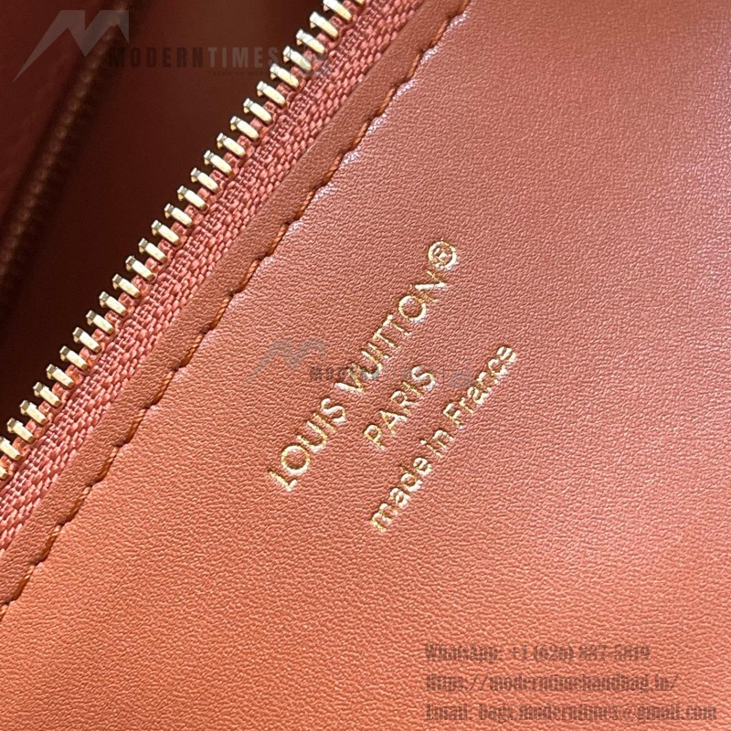 Louis Vuitton Vendôme Bag with Monogram Lock and Satin Finish Calf Leather