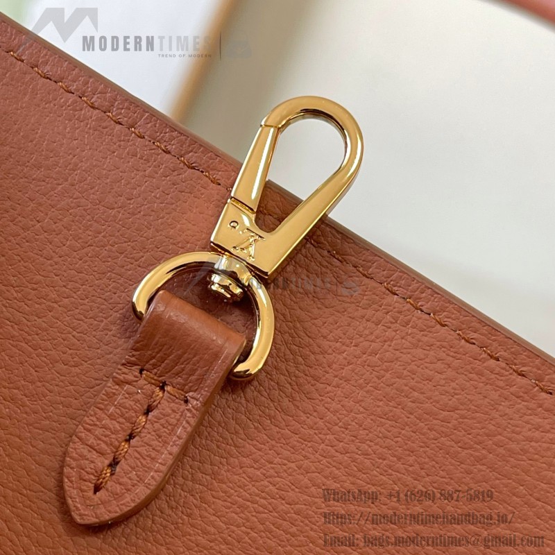 Louis Vuitton Vendôme Bag with Monogram Lock and Satin Finish Calf Leather