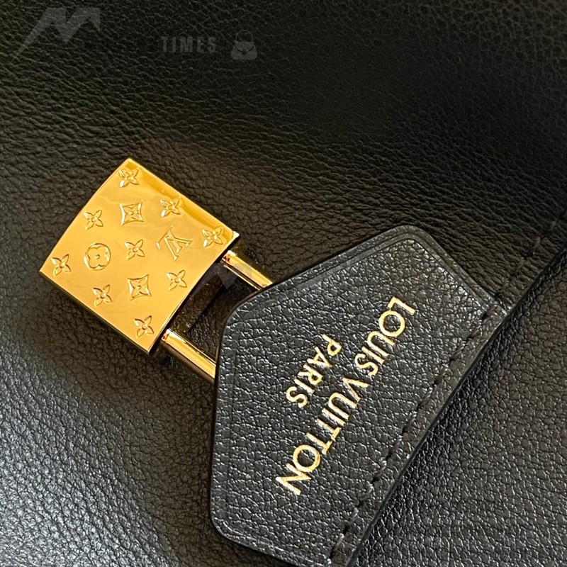 Louis Vuitton Vendôme Bag with Monogram Lock and Satin Finish Calf Leather