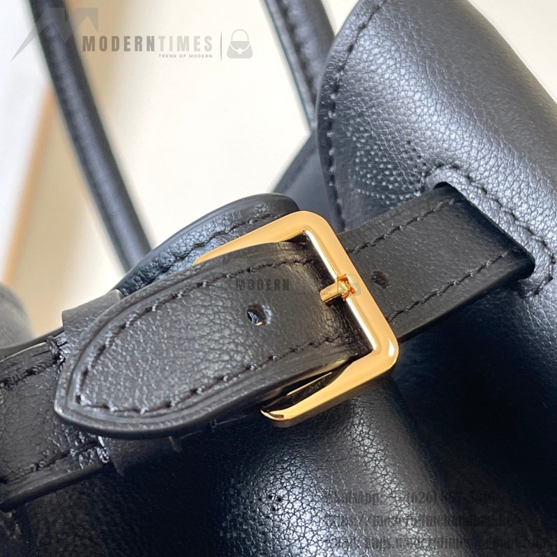 Louis Vuitton Vendôme Bag with Monogram Lock and Satin Finish Calf Leather