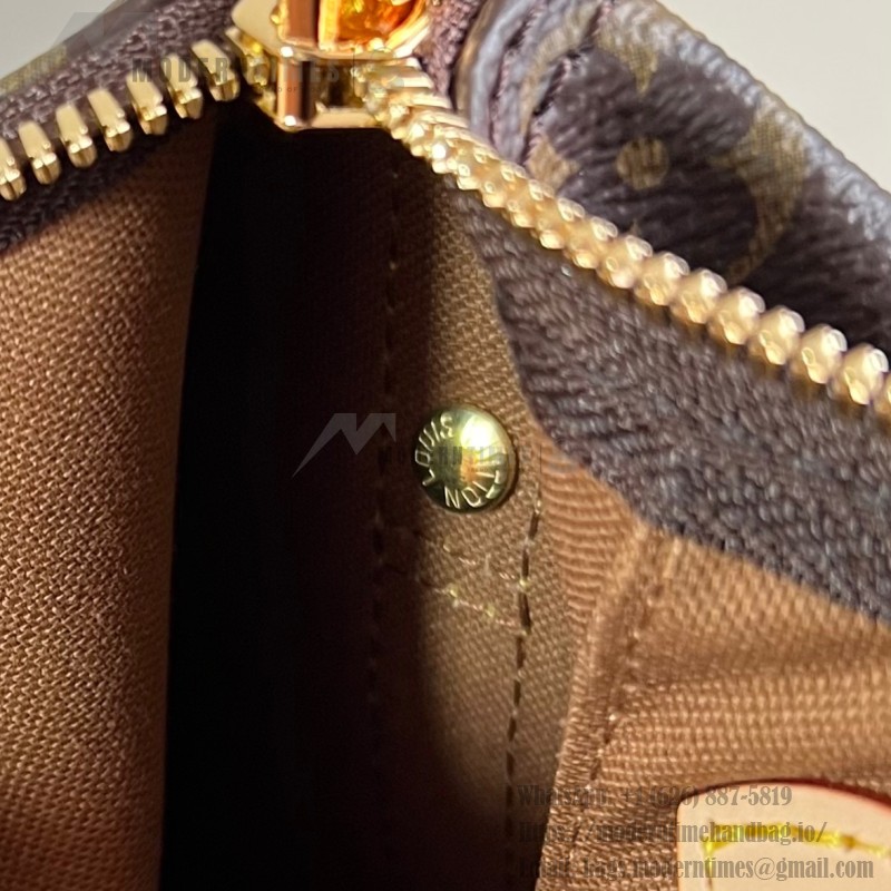 Louis Vuitton Speedy Bandoulière 25 Handbag with Monogram Canvas and Leather Handle