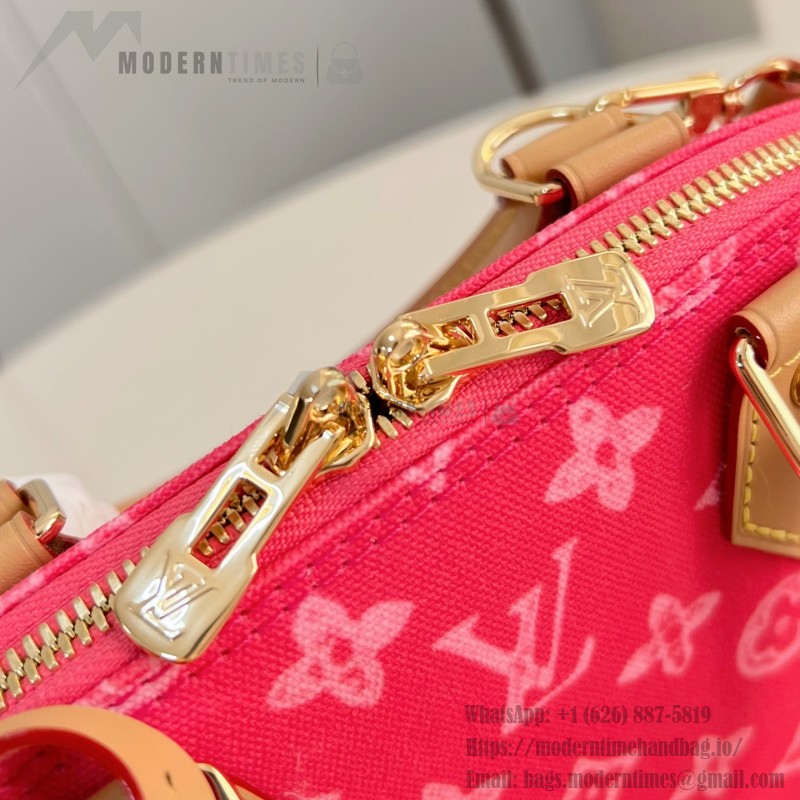Louis Vuitton Alma BB Handbag with Damier Ebene Canvas and Toron Leather Handles