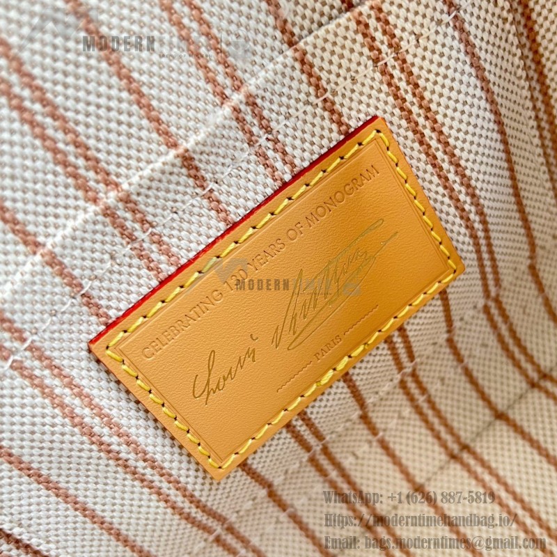 Louis Vuitton Alma BB Handbag with Damier Ebene Canvas and Toron Leather Handles