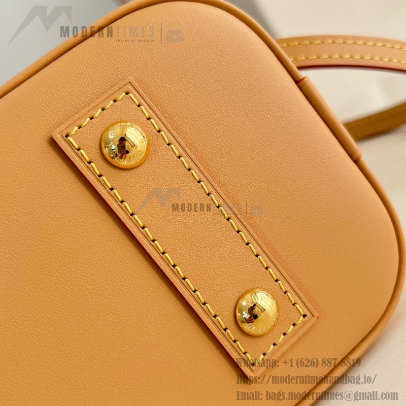 Louis Vuitton Alma BB Handbag with Damier Ebene Canvas and Toron Leather Handles
