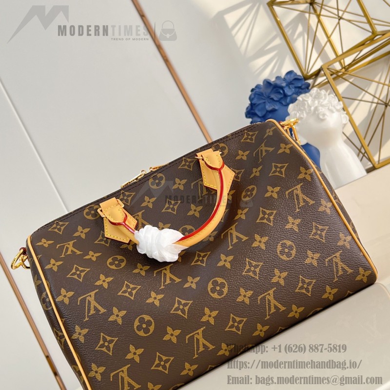 Louis Vuitton Speedy Soft 30 Crafty Monogram handbag front view