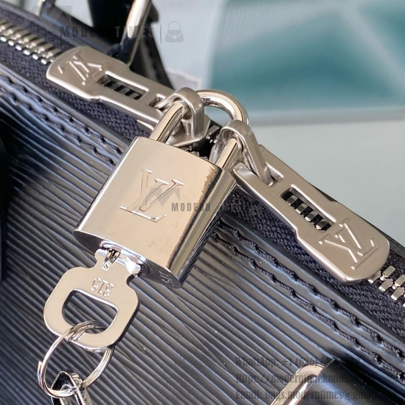 Louis Vuitton Alma BB M14433 Epi Leather handbag with embroidered jacquard shoulder strap