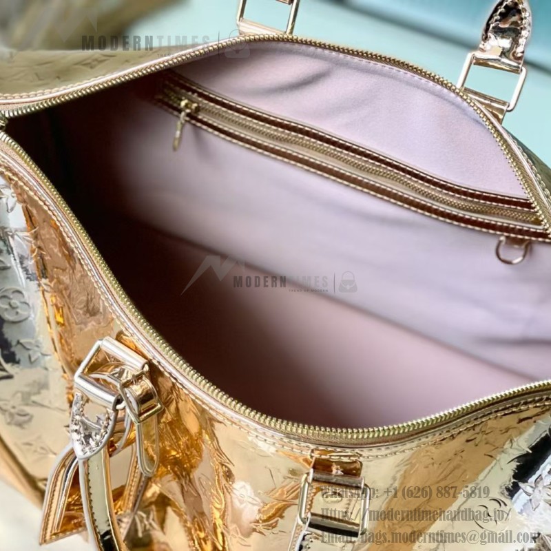 Louis Vuitton Keepall Bandoulière 45 M26463 Rose Gold / M26766 travel bag