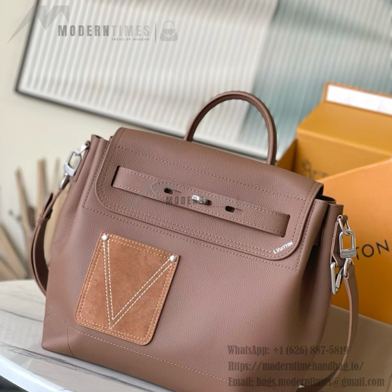 Louis Vuitton Steamer 30 M26758 LV Touch leather replica handbag