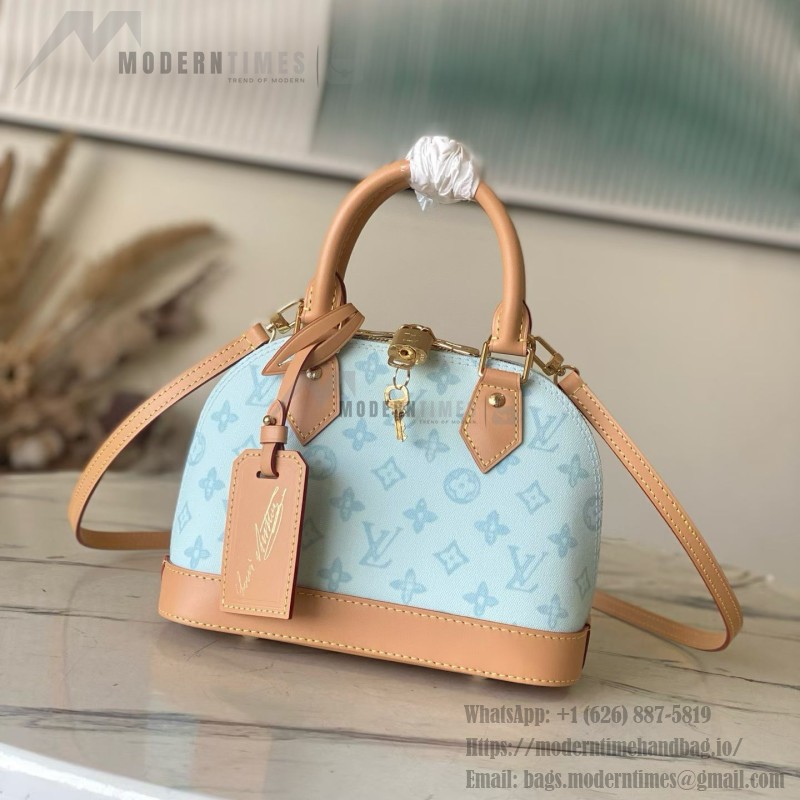 Louis Vuitton Alma BB M27526 LV 130th Anniversary colorful Monogram canvas replica handbag