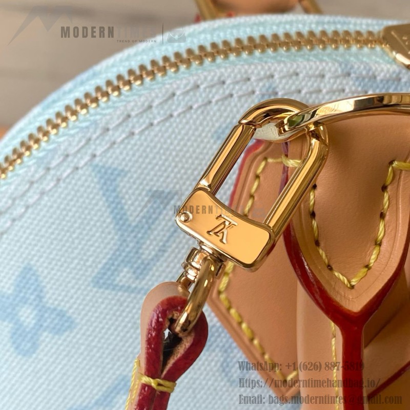 Louis Vuitton Alma BB M27526 LV 130th Anniversary colorful Monogram canvas replica handbag