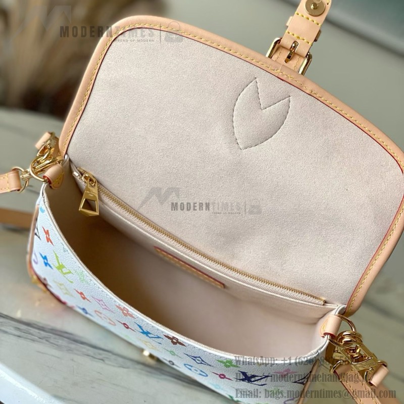Louis Vuitton Diane Mini with Leather Trim, Studs, and Detachable Strap