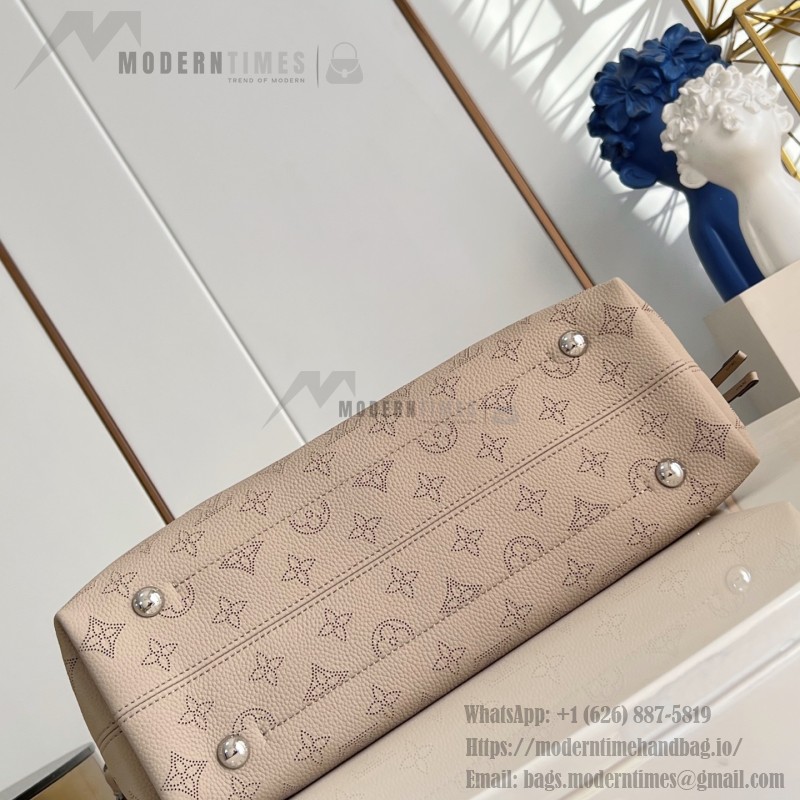 Louis Vuitton Mahina Boundless M13179 Light Coffee Black Leather Replica Tote
