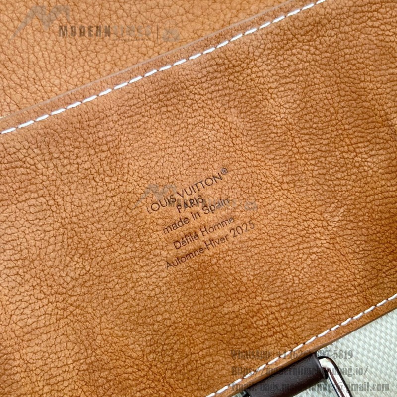 Louis Vuitton Steamer 40 M26019 Workwear Collection Suede Leather Replica Handbag