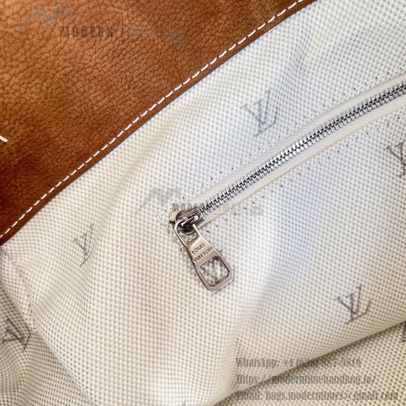 Louis Vuitton Steamer 40 M26019 Workwear Collection Suede Leather Replica Handbag