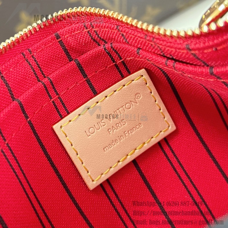 Louis Vuitton M41001 Neverfull Small Tote in Monogram Canvas with Steel Hardware