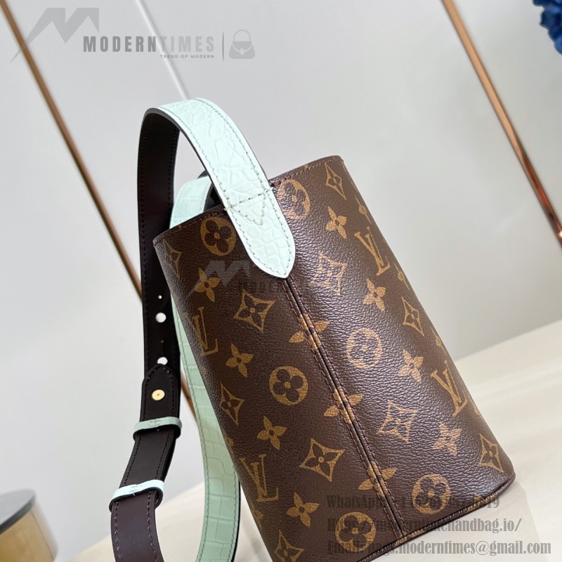 Louis Vuitton N30028 All In BB Monogram Canvas leather shoulder bag