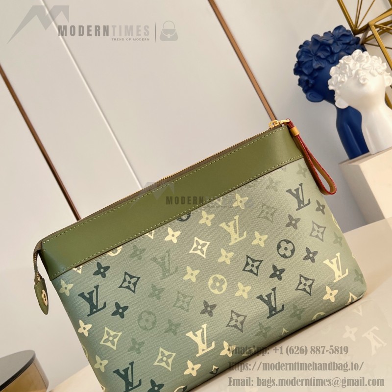 Louis Vuitton M26970 Pochette Voyage Souple Monogram Eclipse clutch bag