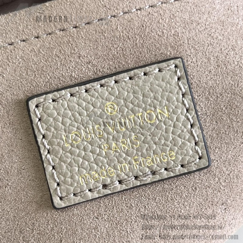 Louis Vuitton M46091 Bagatelle Bag Off-White Embossed Monogram Empreinte